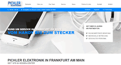Desktop Screenshot of pichler-elektronik.de